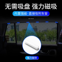 汽車車用防蚊網(wǎng)紗窗窗簾遮陽簾車窗升降通風(fēng)私密透氣磁性防曬隔熱